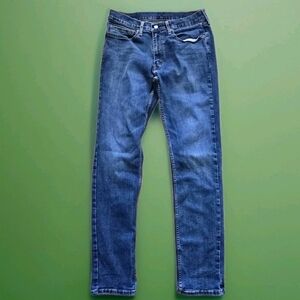 Levi's 511 Slim Fit Blue Denim Jeans Men's W34 L34 Medium Wash